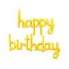 Gold Script Happy Birthday