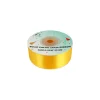 Gold Solid Colour Satin Ribbon 2.5cm