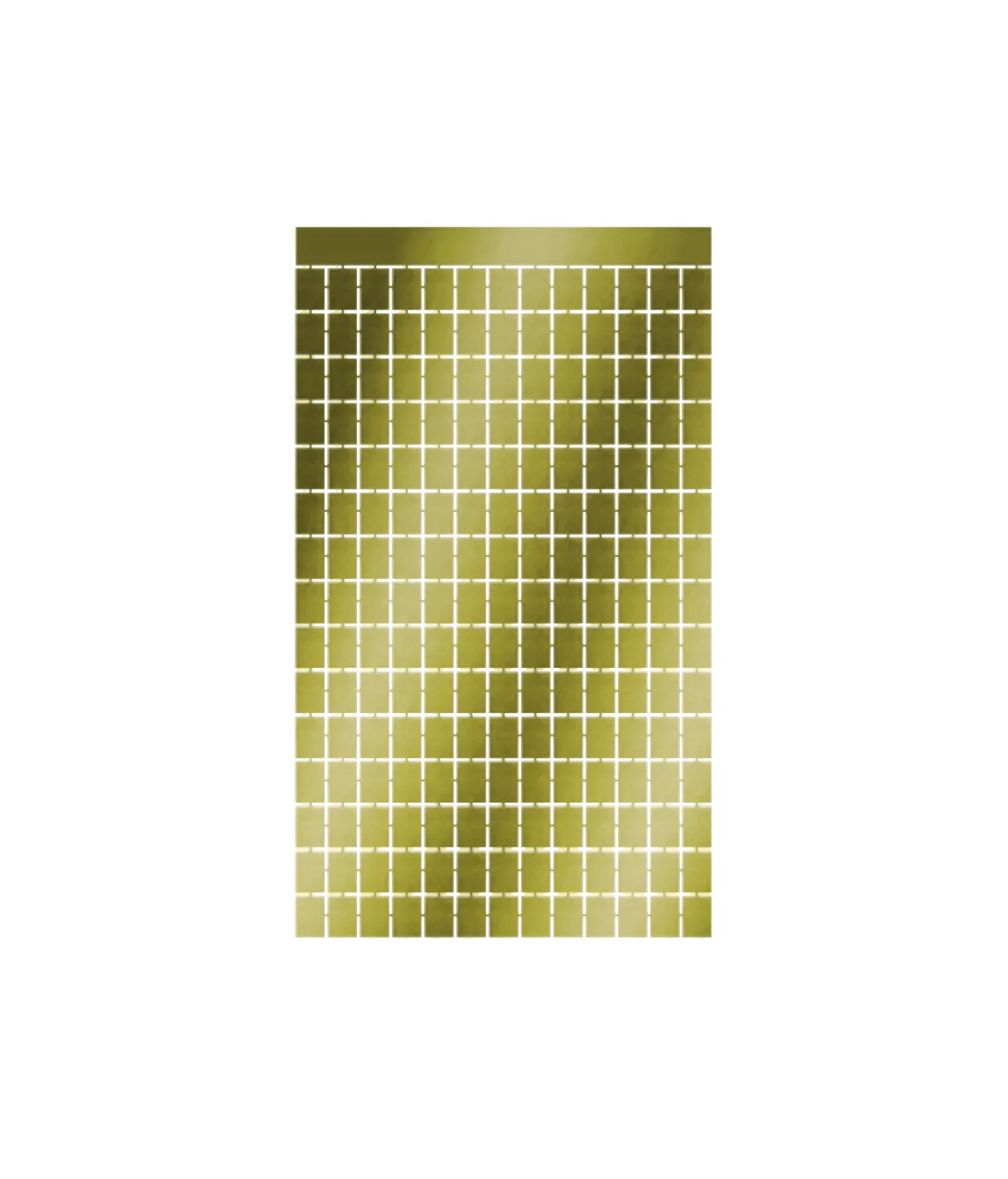 Gold Square Foil Backdrop 1x2m