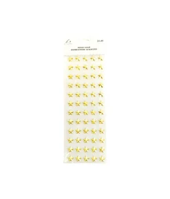Gold Star Rhinestone Stickers