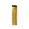 Gold Tinsel Hair Extension Clip 1pc