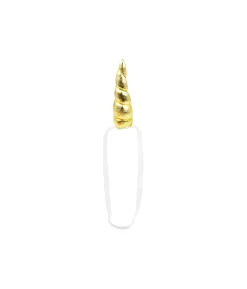 Gold Unicorn Horn