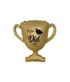 Graduation Trophy Foil Balloon 55x55cm