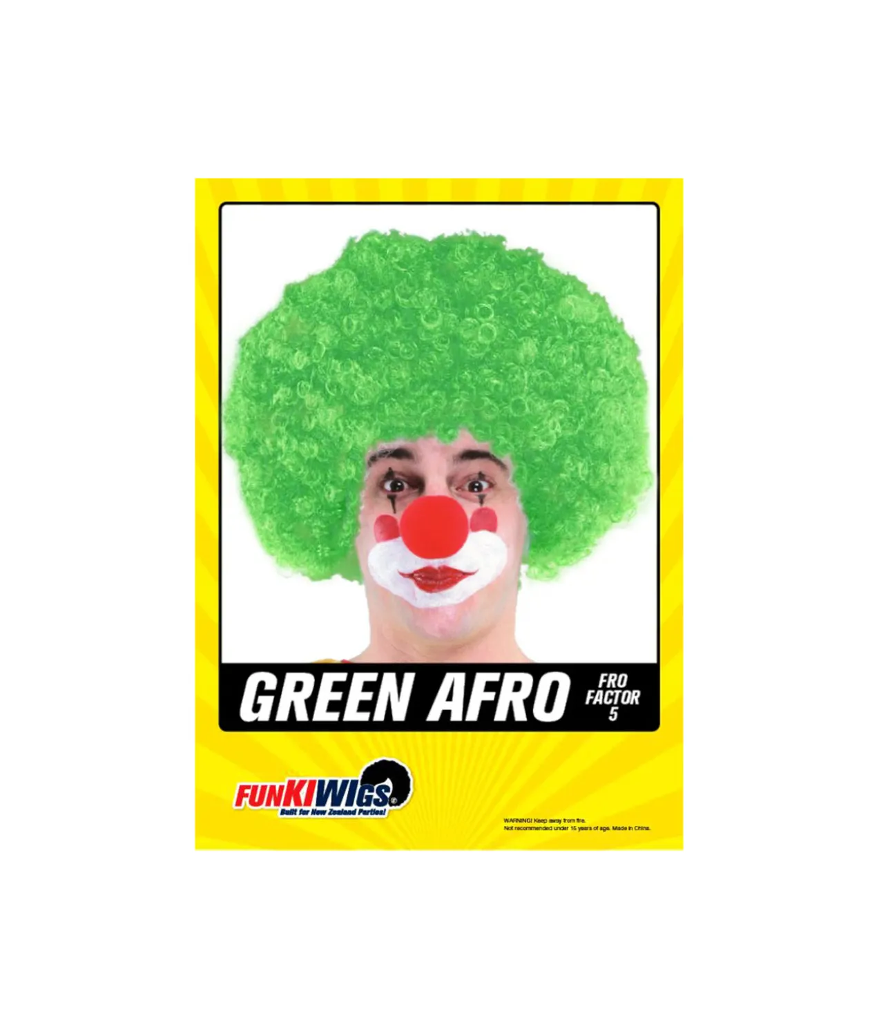 Green Afro Fro Factor 5