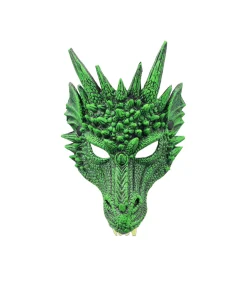 Green Dragon Foam Half Mask