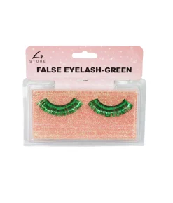 Green Foil Eyelash