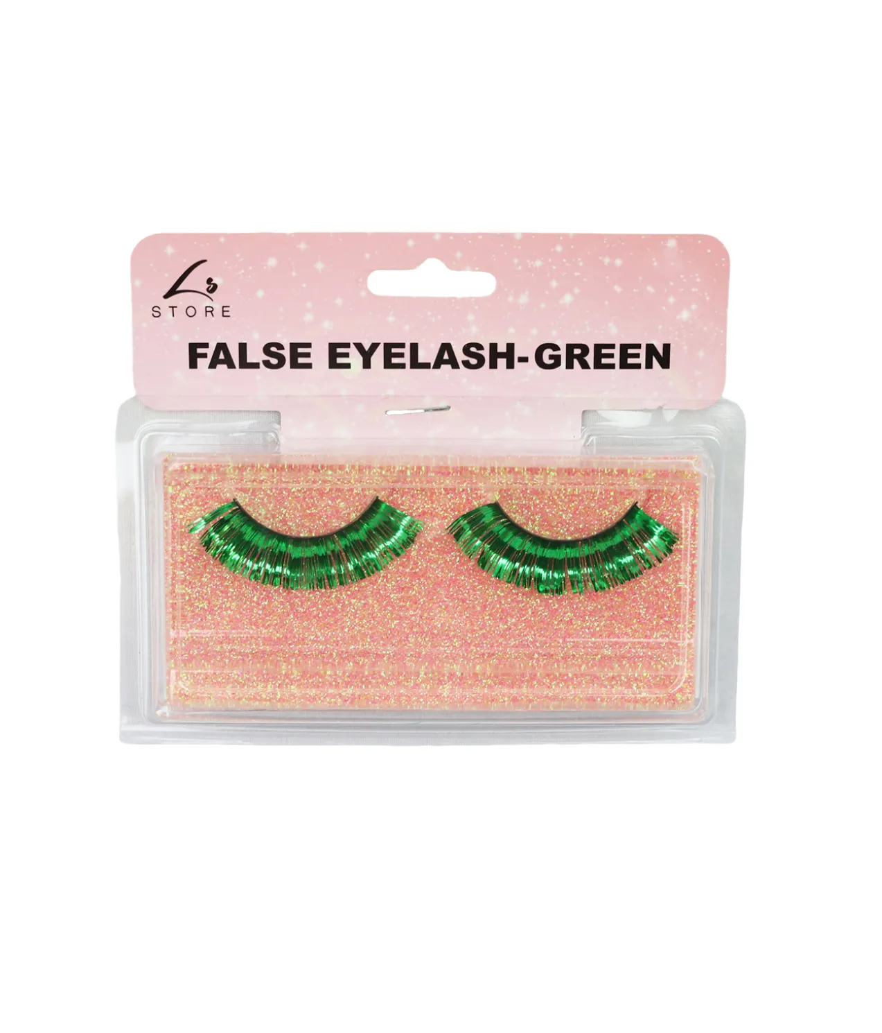 Green Foil Eyelash
