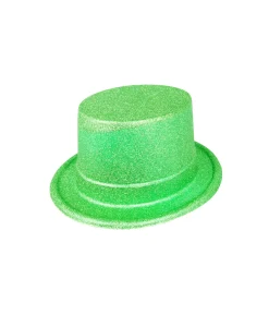 Green Glitter Top Hat