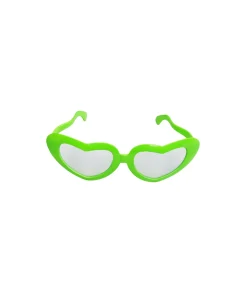 Green Heart Party Glasses 23 x 9cm