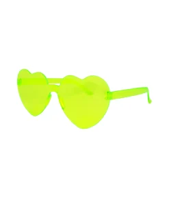 Green Heart Shape Glasses