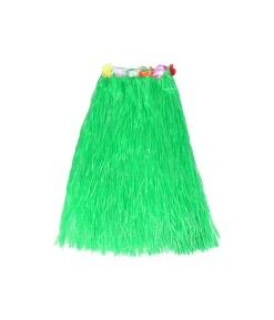 Green Long Hula Skirt 80cm