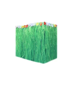 Green Luau Table Skirt 75x274cm