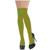 Green & Orange Stripes Party Stockings