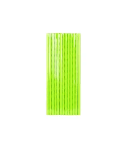 Green Paper Straws 25pk