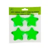 Green Party Star Glasses 15x7cm 2pc