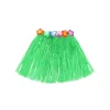 Green Short Hula Skirt 40cm