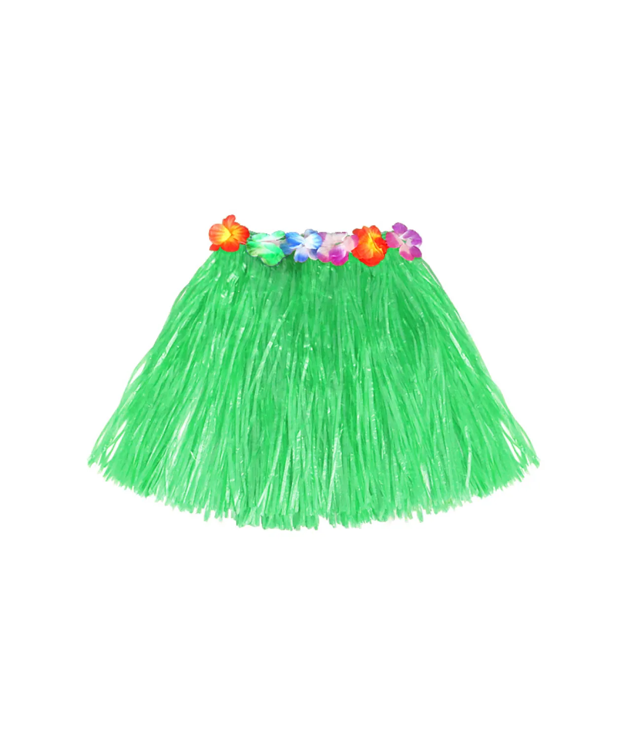 Green Short Hula Skirt 40cm