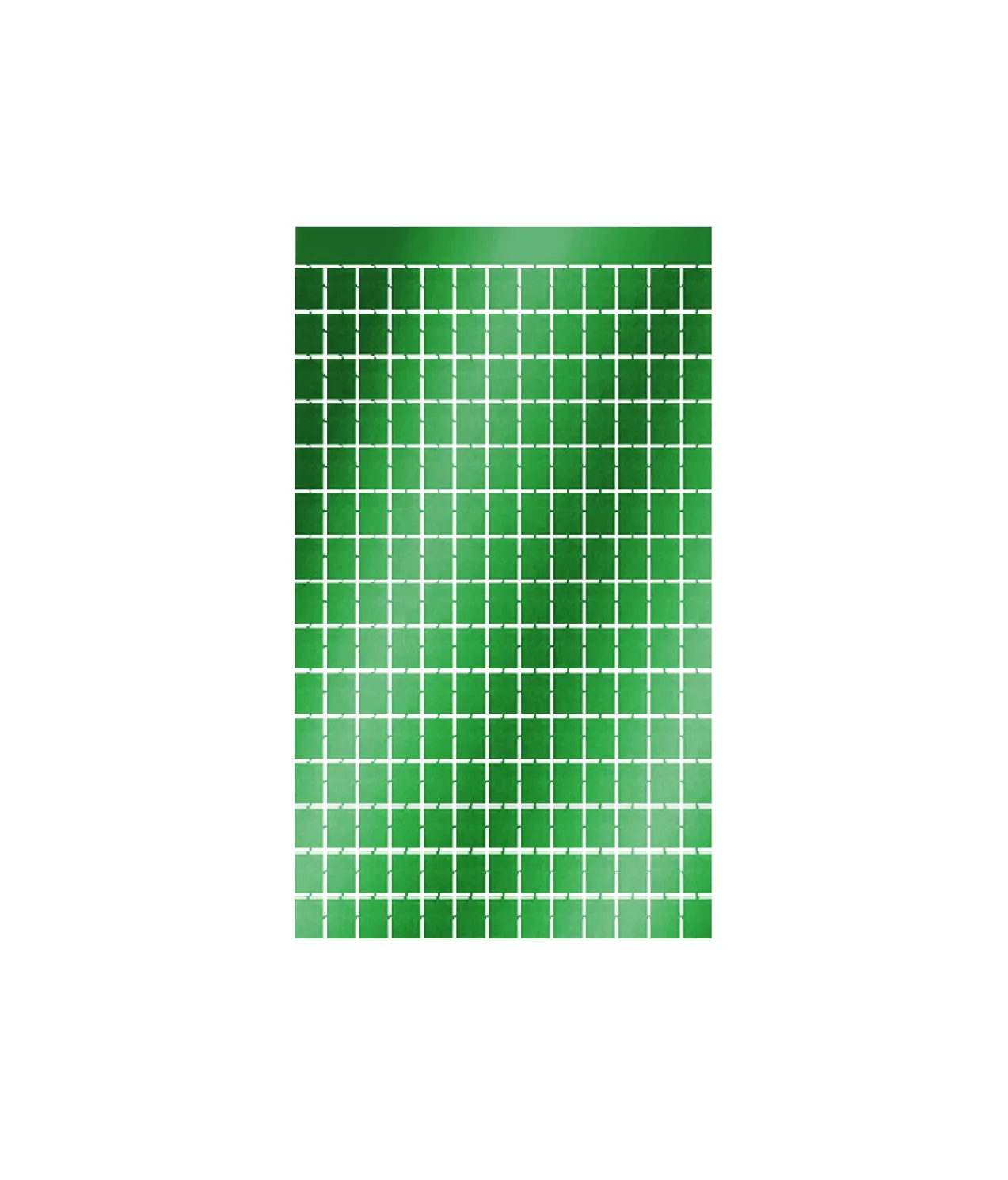 Green Square Foil Backdrop 1x2m