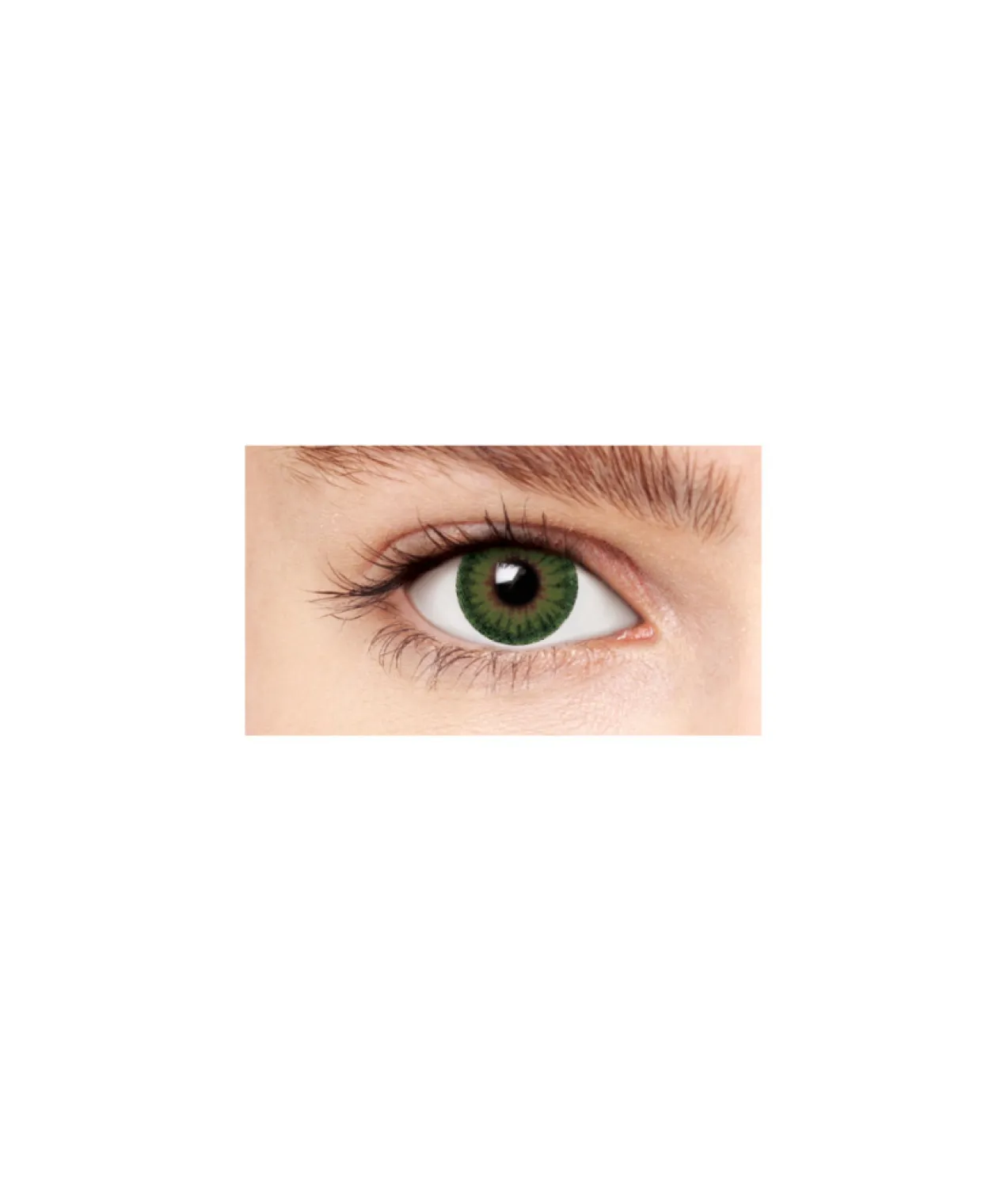 Green 2 Tone Contact Lens