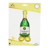 Green Wine Bottle with Base Foil Balloon 1pc 130x48x48cm
