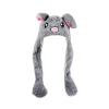 Grey Rabbit Plush Hat