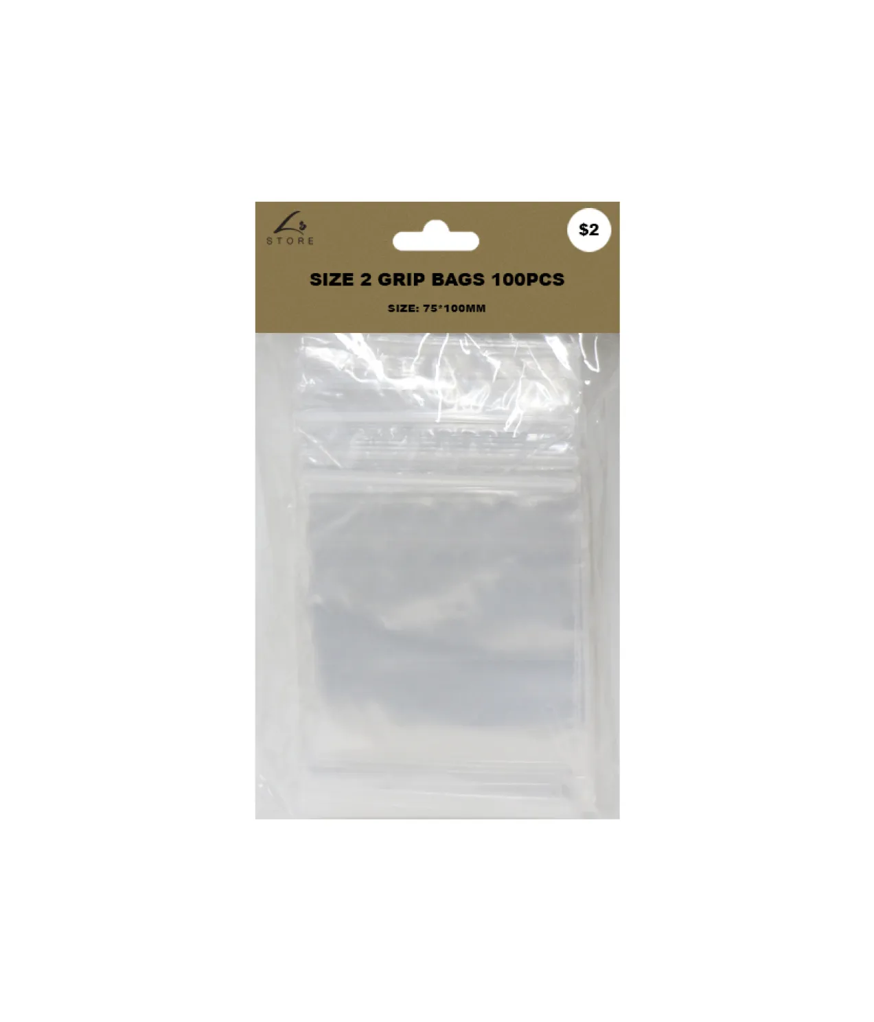 Grip Bags 75x100mm