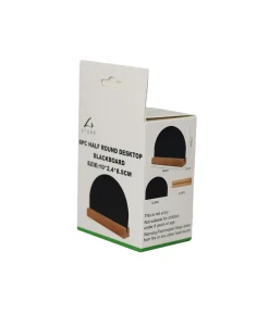 Half Round Desktop Blackboard 10×2.4×8.5cm 6pc