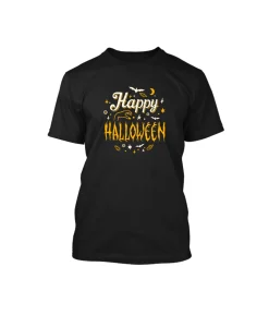 Halloween Design Black T Shirt
