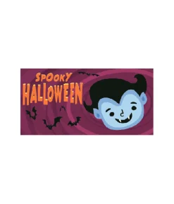 Halloween Vampire Pre-Design Banner 100x50cm