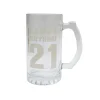 Happy Birthday 21 Beer Glass Mug