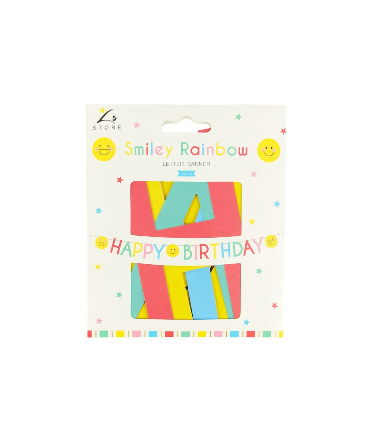 Happy Birthday Letter Banner 2.5m