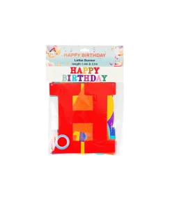 Happy Birthday Letter Banner 1.4m & 2.1m