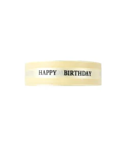 Happy Birthday Organza Ribbon 2.5cm x 45m