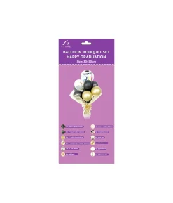 Happy Graduation Balloon Bouquet Set 30x50cm