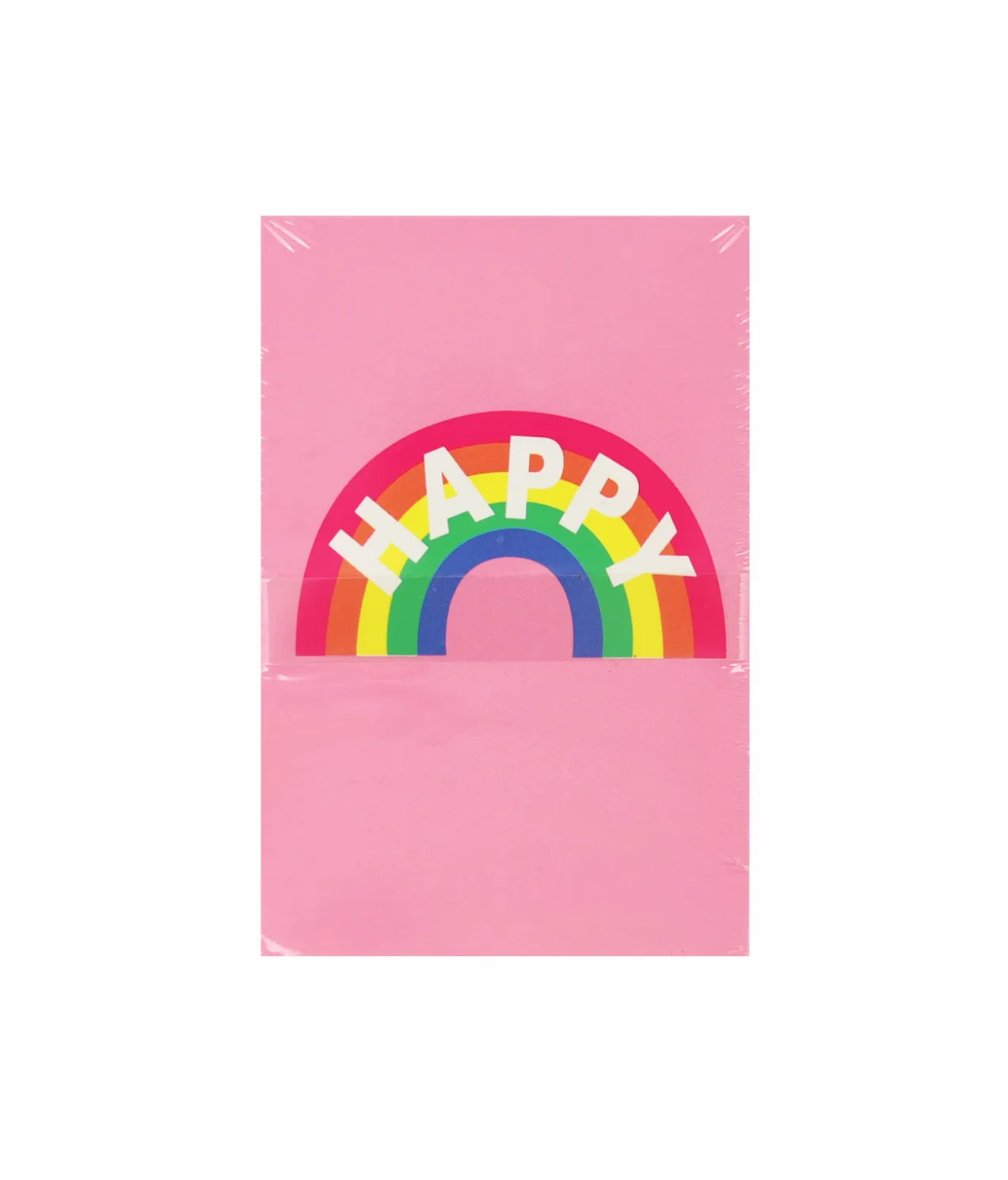 Happy Rainbow Note Pad 60 Sheets 4Pc 6.5×9.5cm