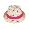 Hawaiian Flamingo Fedora Hat
