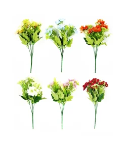 10 Head Lily Bunch Assorted 34cm
