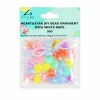 Heart and Star DIY Bead Ornament With White Rope 30g