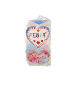 Heart Love Sticker Roll 2.5×2.5cm 500pc