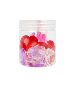 Heart Plastic Gems 2.5cm 20pc