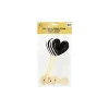 Heart Shape Chalk Board With Stand 4pc