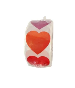 Heart Sticker Roll 2.5×2.5cm 500pc