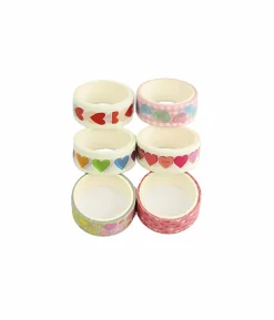 Heart Washi Tape 6pk