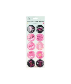 Hen’s Night Badges 5.8cm 10pk