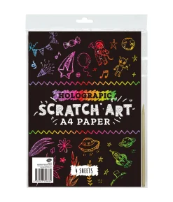 Holographic Scratch Paper A4 4pk