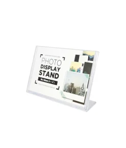 Horizontal Plastic Photo Display Stand 15x10cm