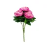 Hot Pink Big Peony 5 Head 48cm
