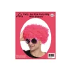 Hot Pink Curly Wig With Glasses Party Set