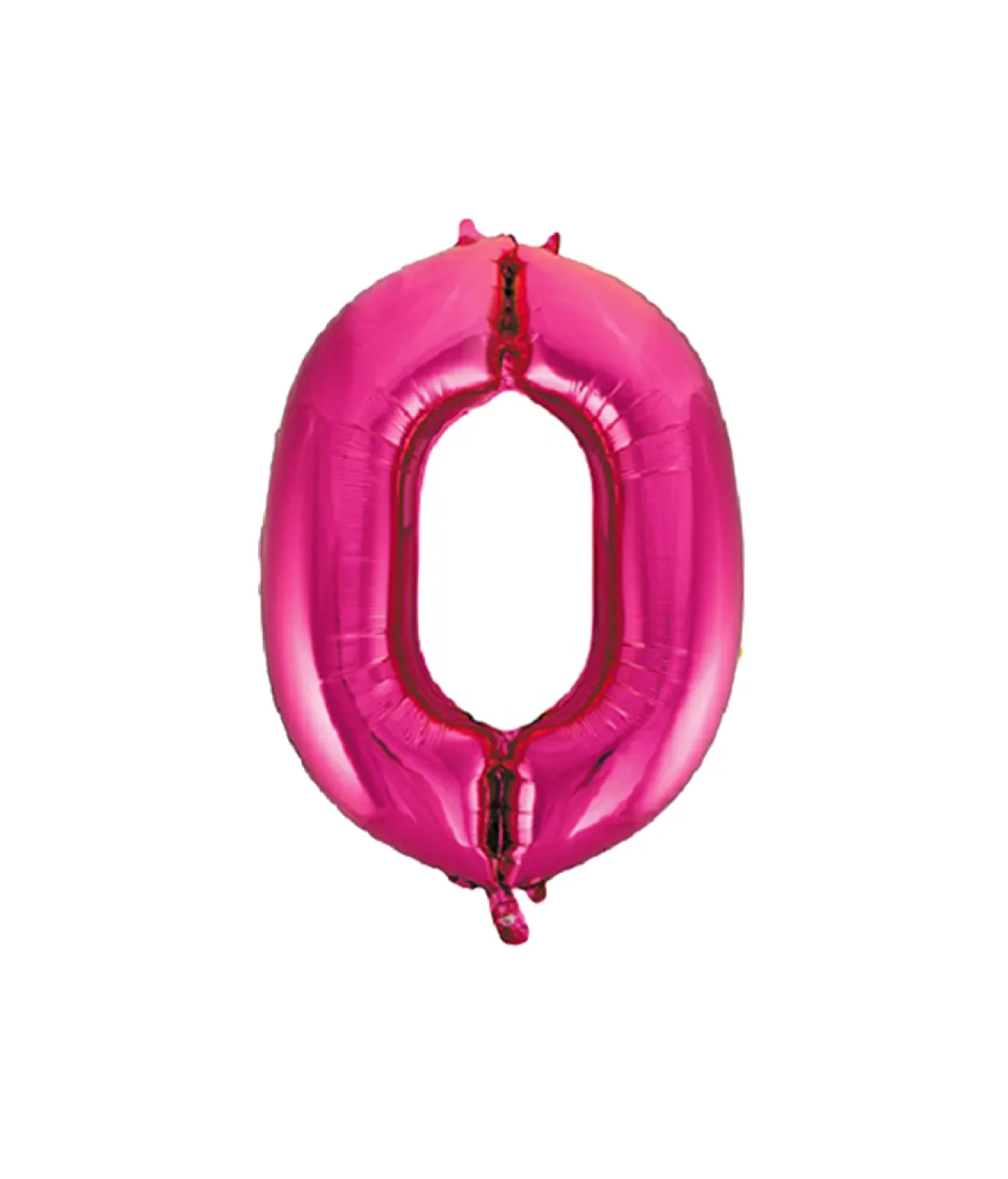Hot Pink Foil Number Balloon 0