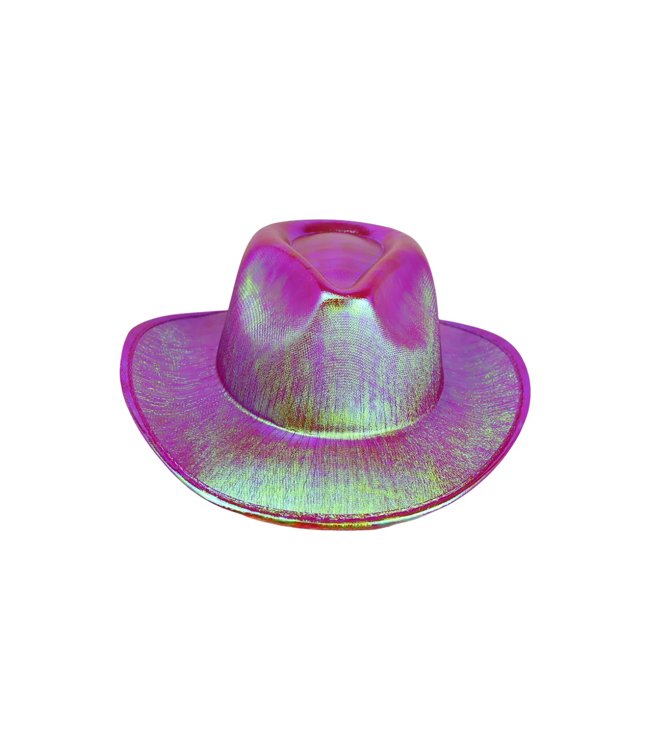Hot Pink Iridescent Cowboy Hat